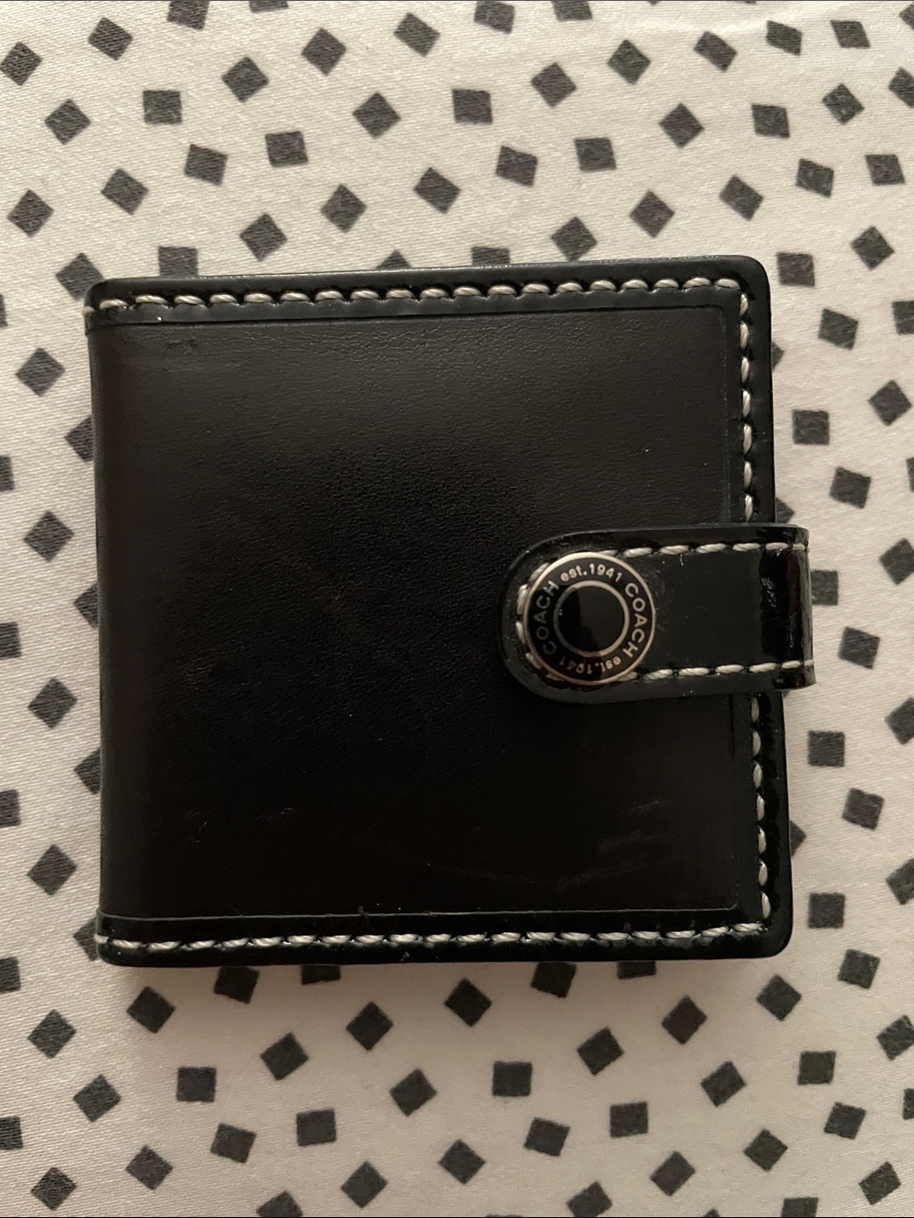 Mini Coach Bifold Photo Holder Wallet